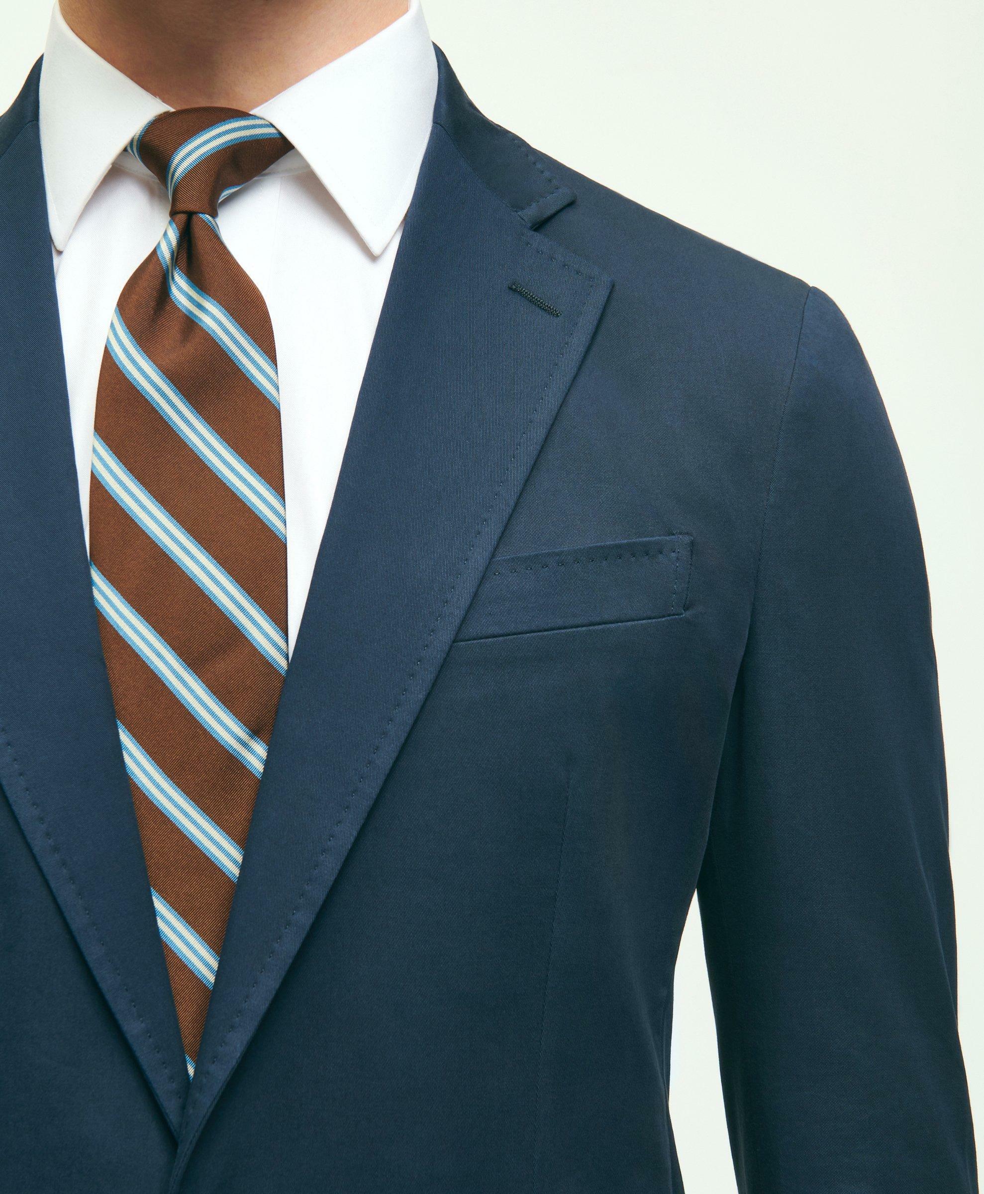 Brooks Brothers Men's Regent Fit Cotton Stretch Suit Jacket | Navy