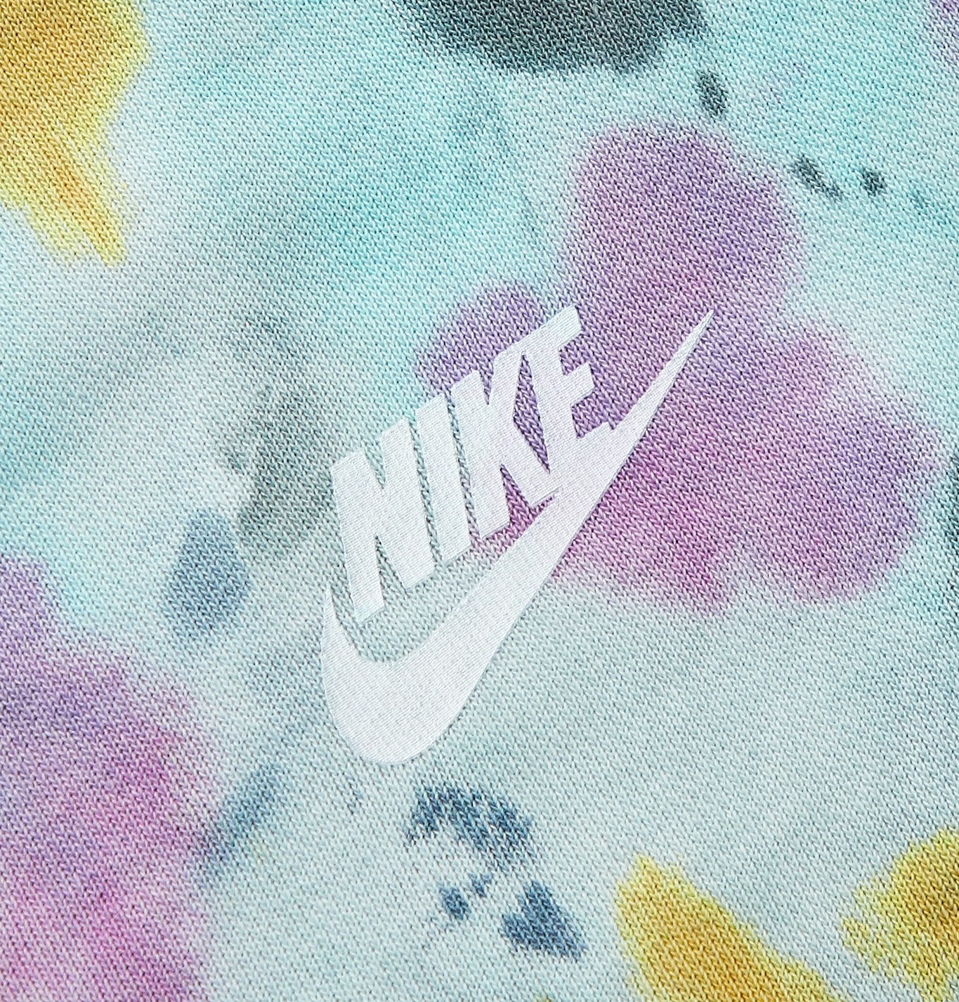 yellow tie dye sweatpants