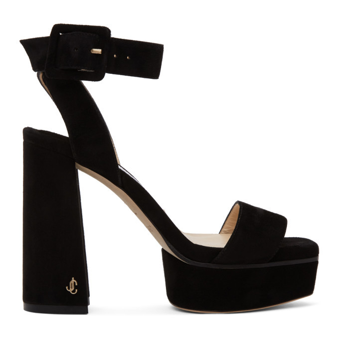 Jimmy Choo Black Jax 115 Platform Sandals Jimmy Choo