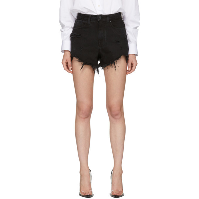 alexander wang zip shorts