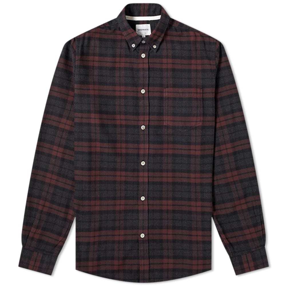 Norse Projects Anton Brushed Check Flannel Shirt Norse Projects