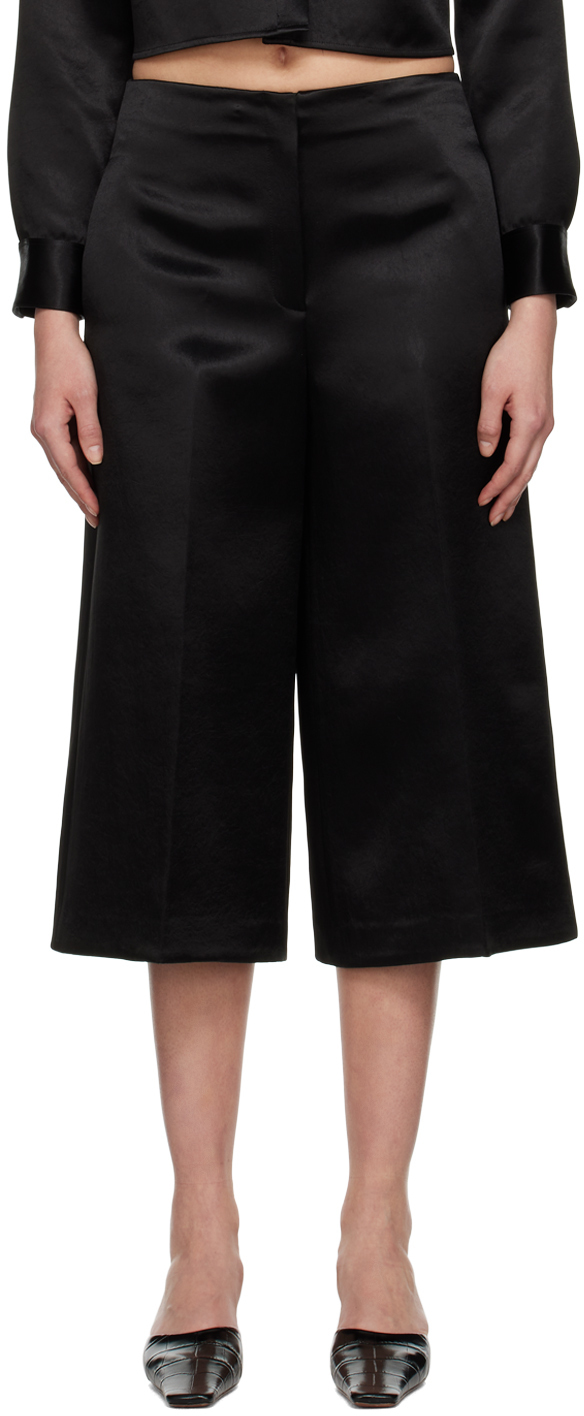 Objcecilie Mw Culotte Pants Black