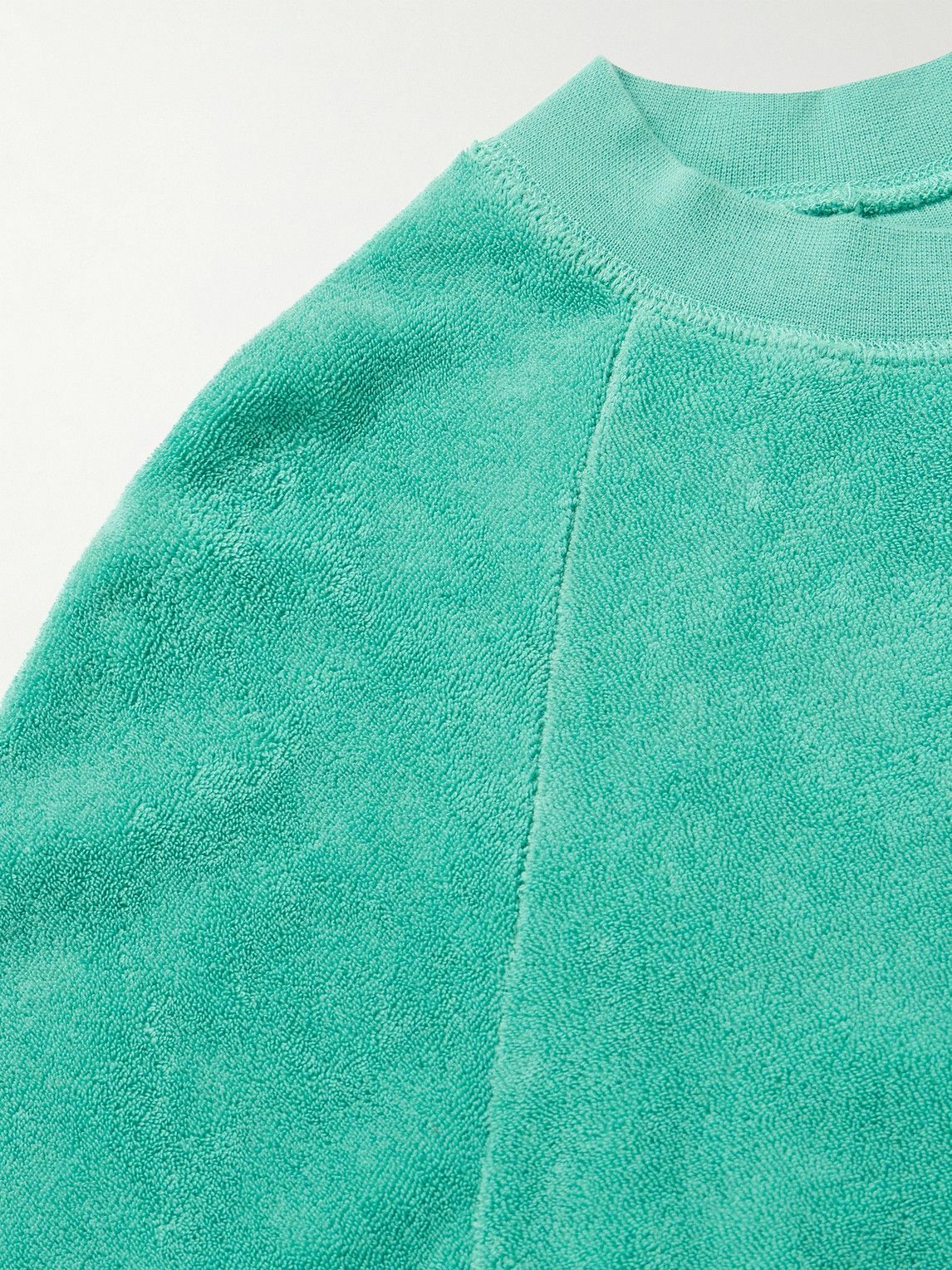 La Paz - Organic Cotton-Terry Sweatshirt - Blue