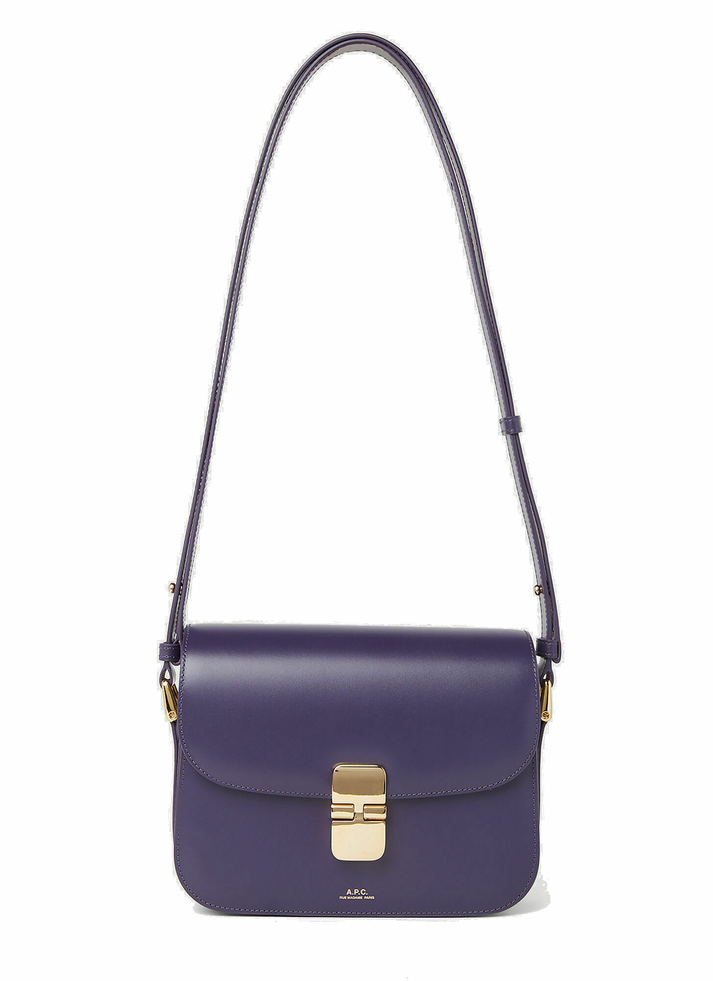 A.P.C. - Grace Small Shoulder Bag in Purple A.P.C.