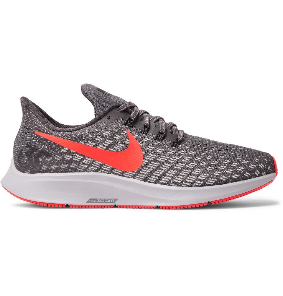 ZuidAmerika Slank Steken Nike Running - Air Zoom Pegasus 35 Stretch-Knit Sneakers - Men - Dark gray Nike  Running