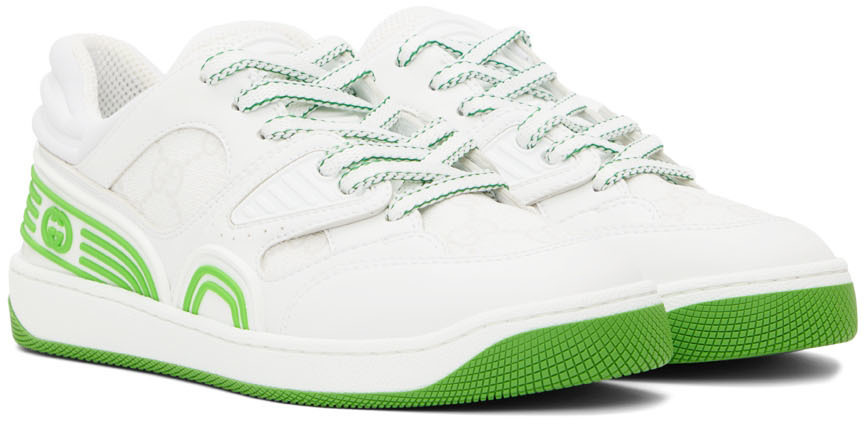 basket gucci vert et rouge