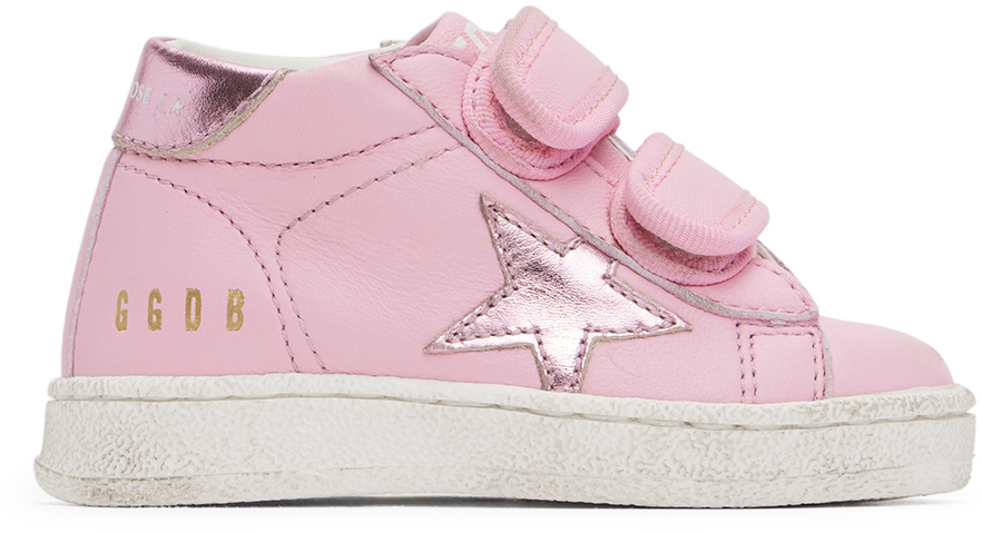 Golden Goose Baby Pink June Sneakers Golden Goose Deluxe Brand