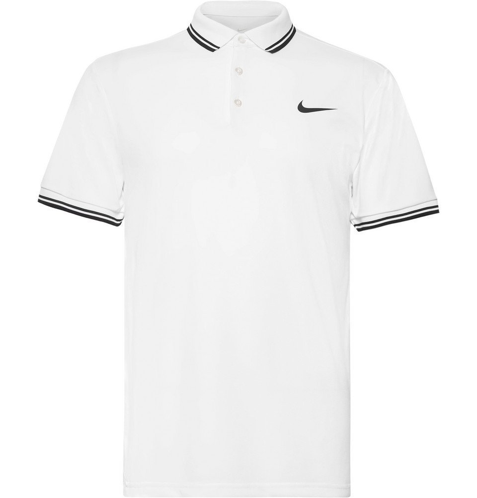 Tennis Polo Shirt - Men - White Nike Tennis