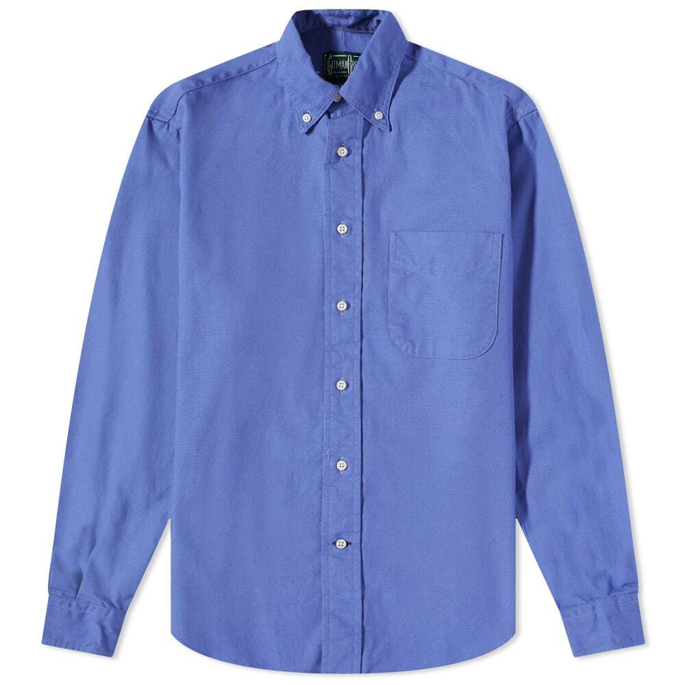 Gitman Vintage Men's Button Down Overdyed Oxford Shirt - END. Excl in ...