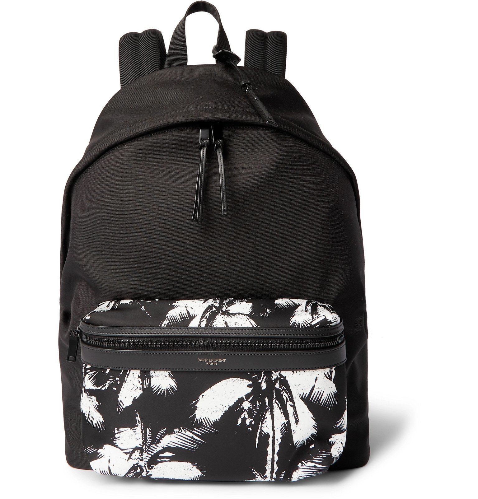 printed canvas backpack