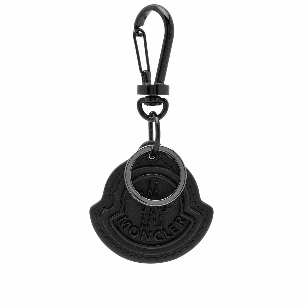 Moncler Women's Logo Key Ring in Black Moncler