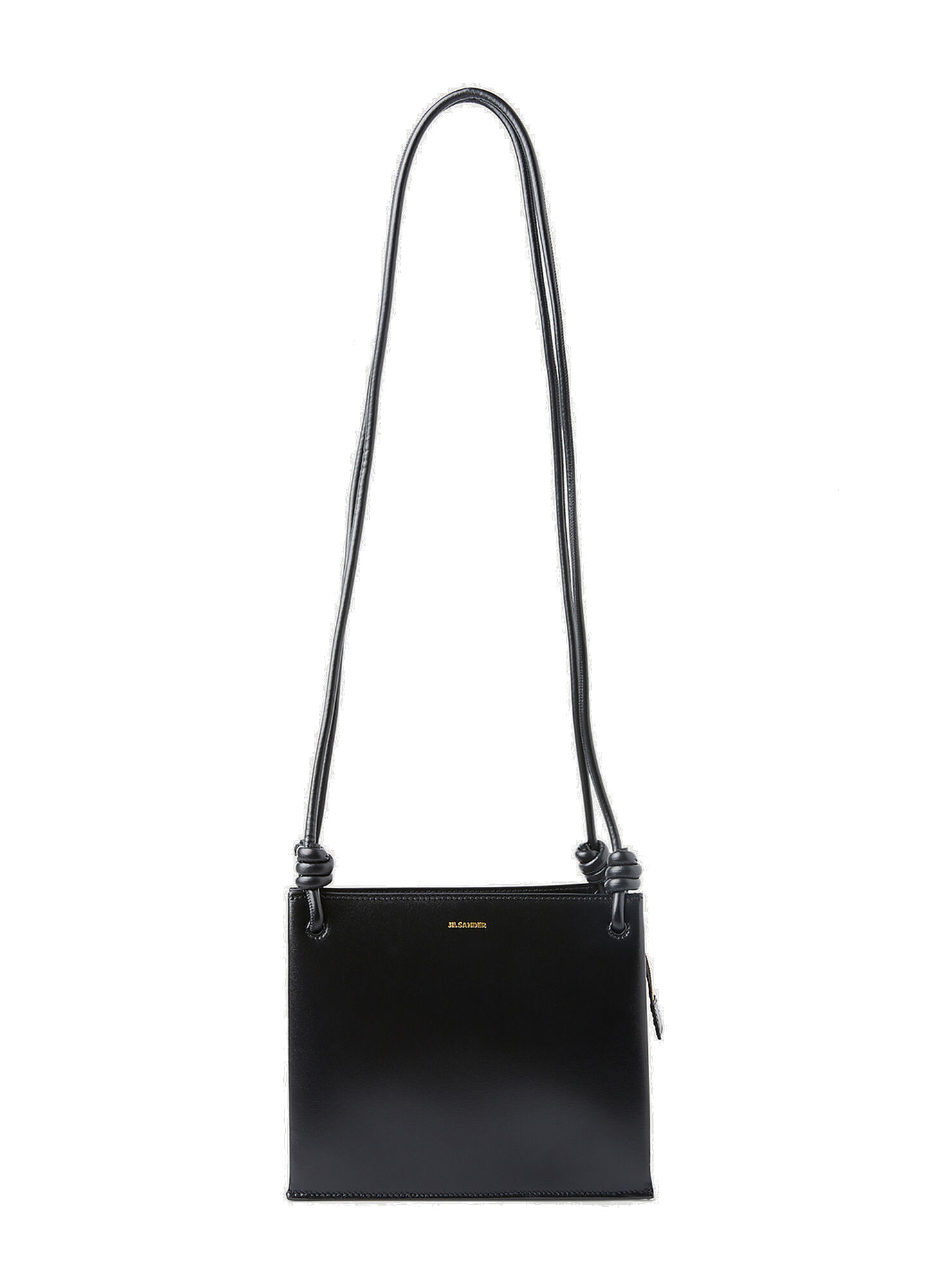 Twist Small Shoulder Bag in Black Jil Sander