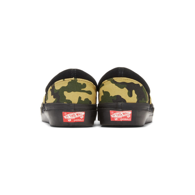 Vans Black Camo OG Classic SlipOn Sneakers Vans