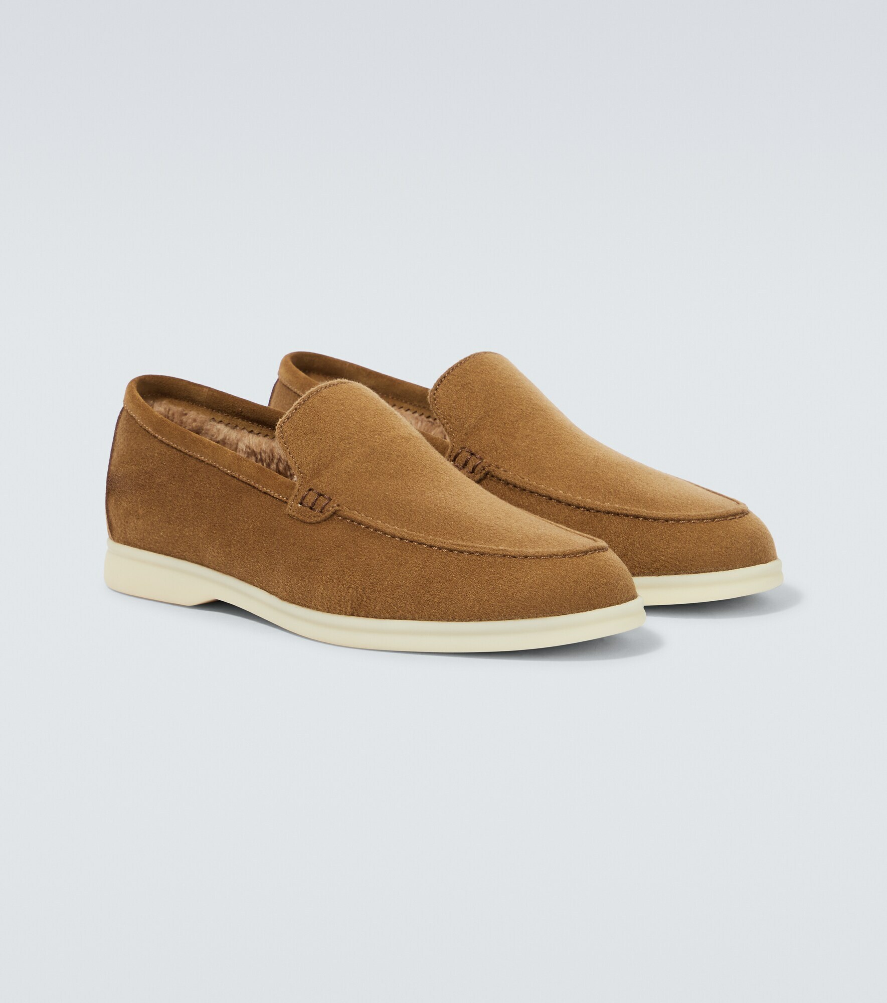 Loro Piana Summer Walk Cashmere Loafers Loro Piana
