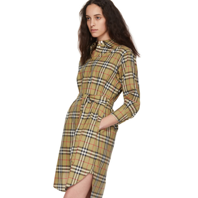Burberry Beige Vintage Check Shirt 