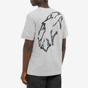 1017 ALYX 9SM Men's Melt Circle Logo T-Shirt in Grey Melange