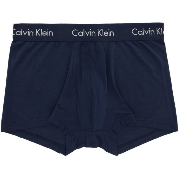 navy calvin klein boxers
