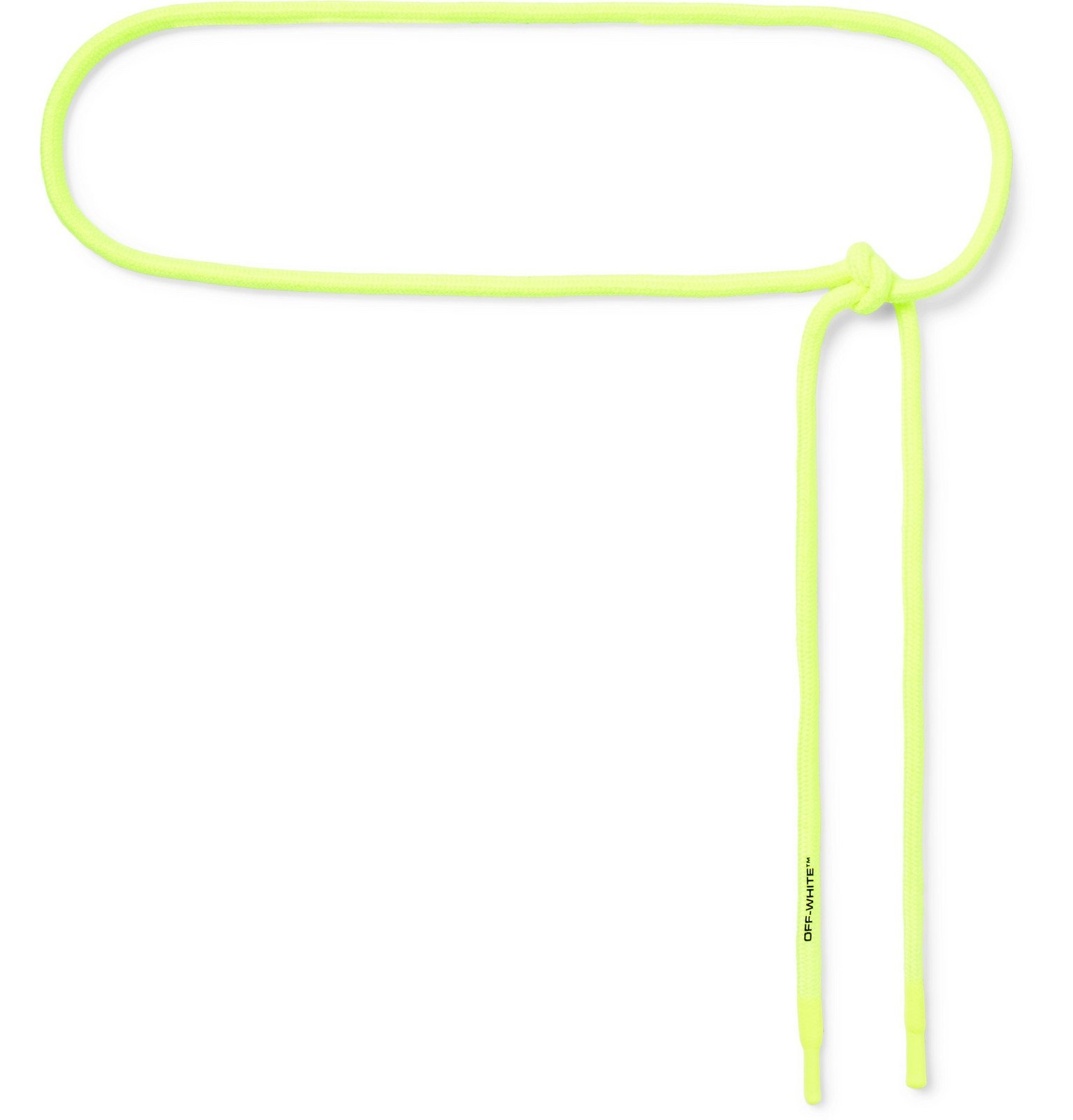 off white belt neon