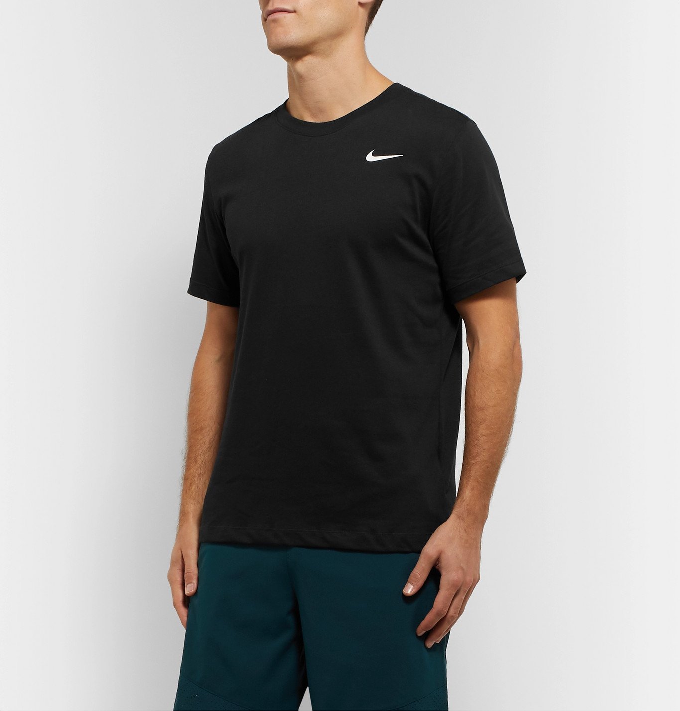 Nike Training - Cotton-Blend Dri-FIT T-Shirt - Black Nike Training