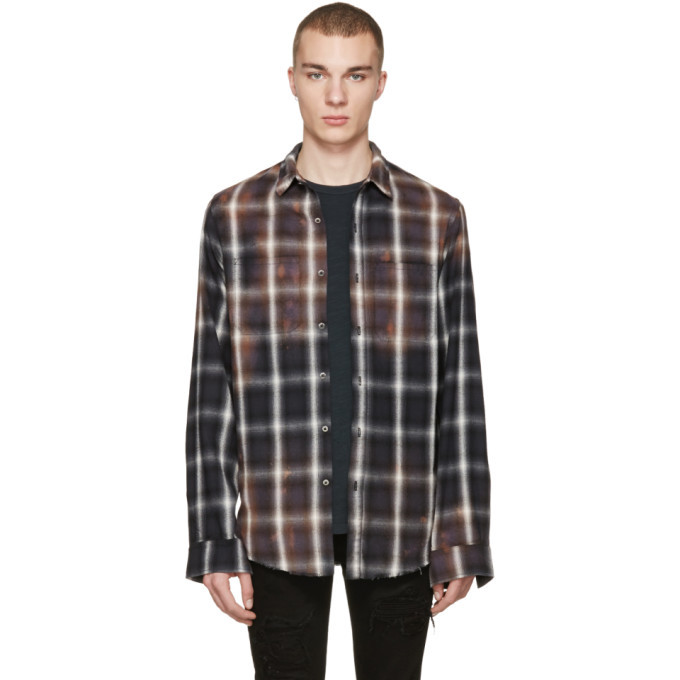 spray tartan shirt