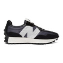 New Balance Grey and Black 327 Sneakers