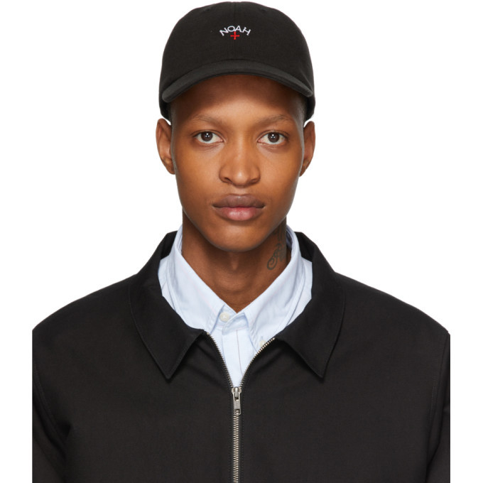 Noah NYC Black Core Logo Rugby Cap Noah NYC
