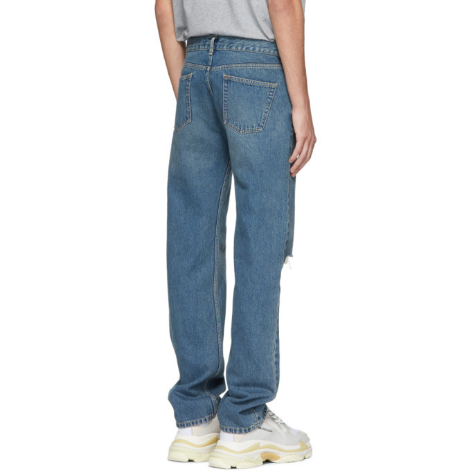 Balenciaga Blue Classic Fit Jeans Balenciaga