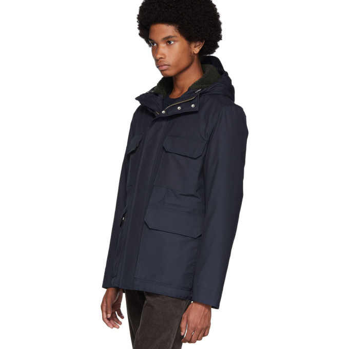 Norse Projects Navy Cotton Nunk Cambric 