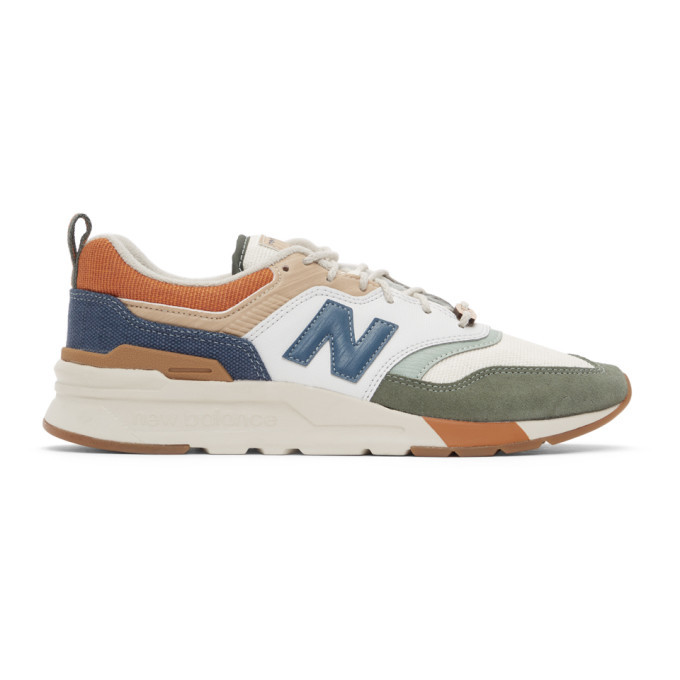 New Balance Green and Brown 997H Sneakers