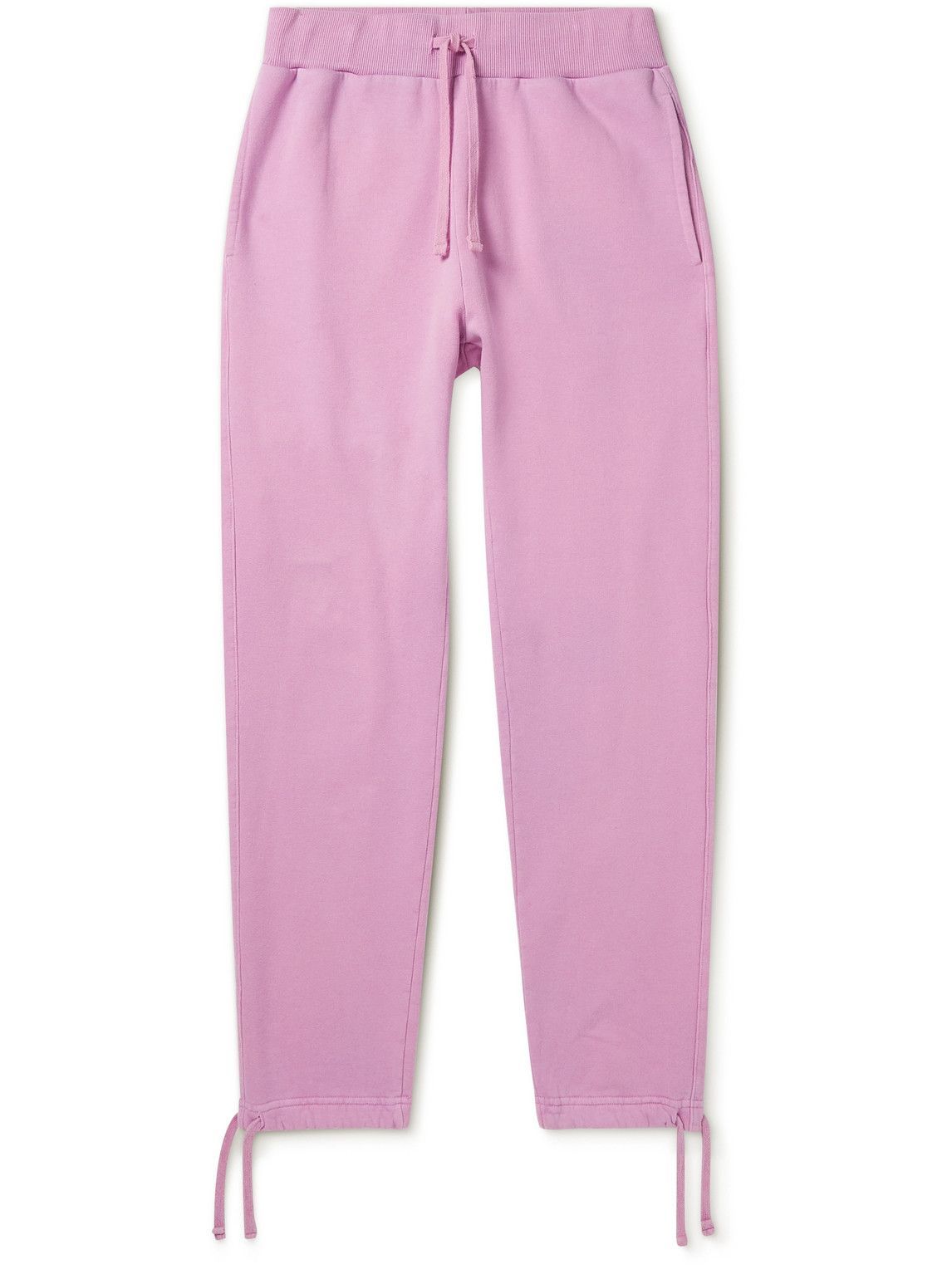 Photo: 1017 ALYX 9SM - Tapered Cotton-Blend Jersey Sweatpants - Pink