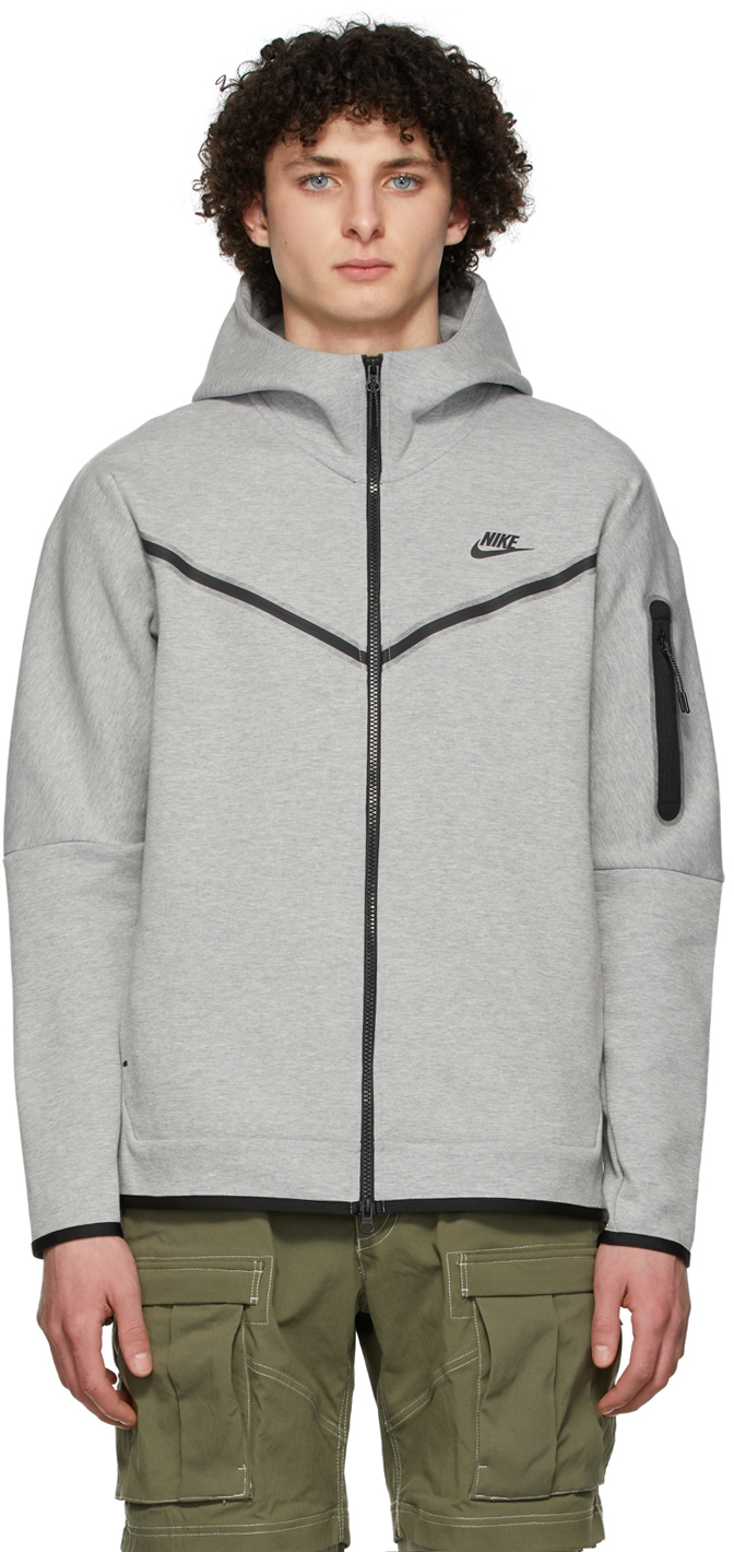 Nike Grey Sportswear Tech Hoodie Nike