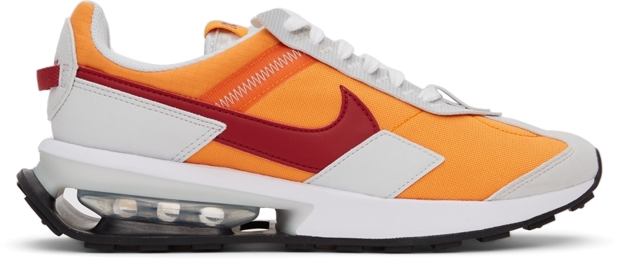 nike air orange and grey