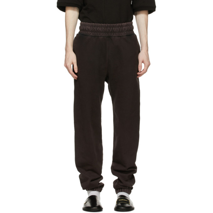 We11done Black Washed Jogger Lounge Pants We11done