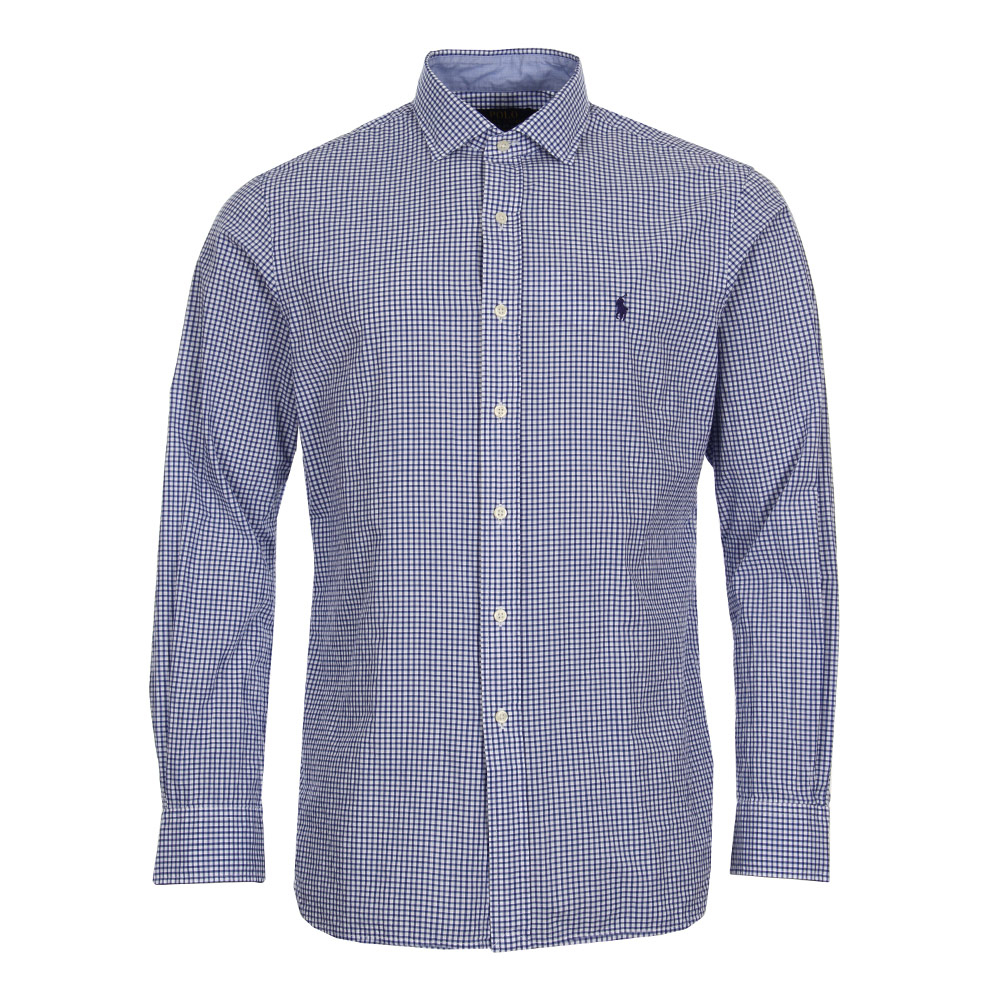 Gingham Shirt - Blue / White