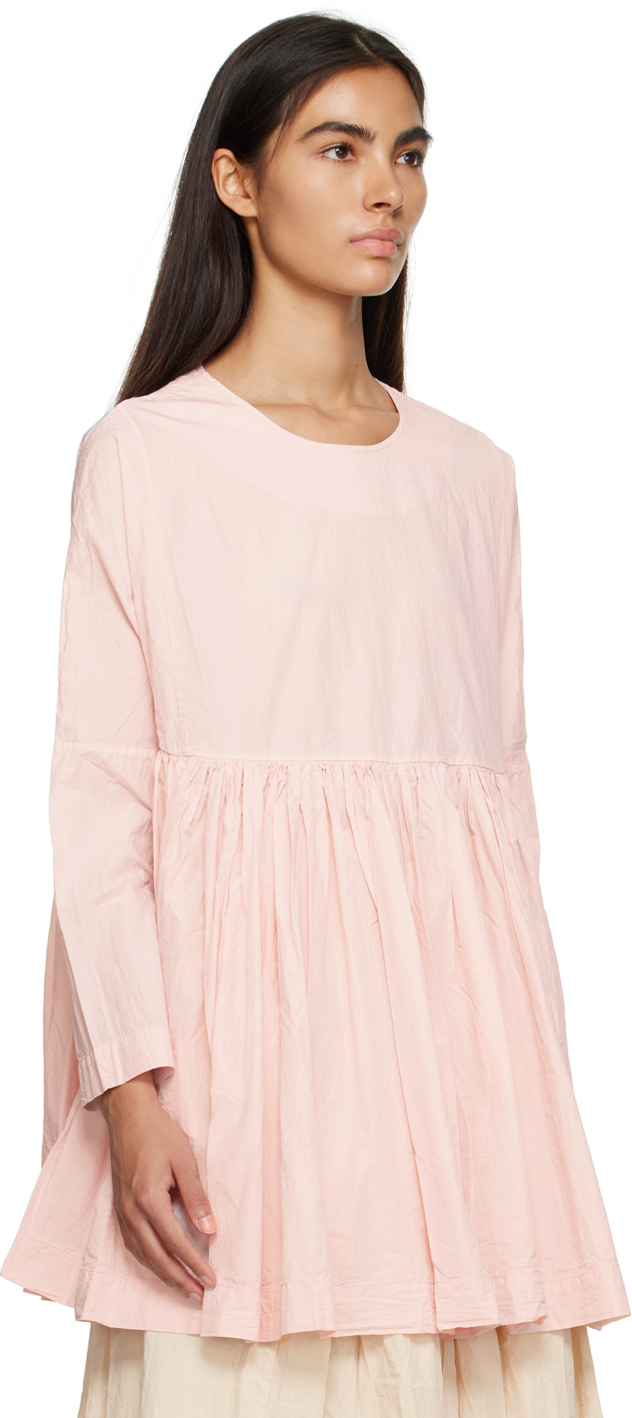CASEY CASEY Pink PYJ Rouch Blouse
