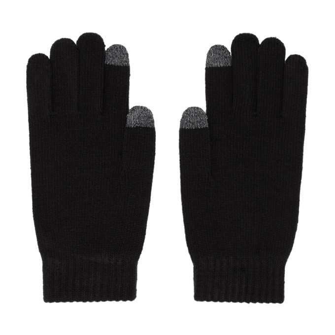 Gosha Rubchinskiy Black adidas Originals Edition Knit Gloves Gosha 