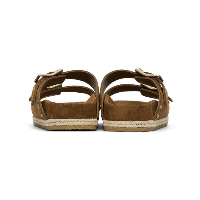 ralph lauren tan sandals