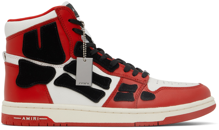 AMIRI Red Skel Top Sneakers Amiri