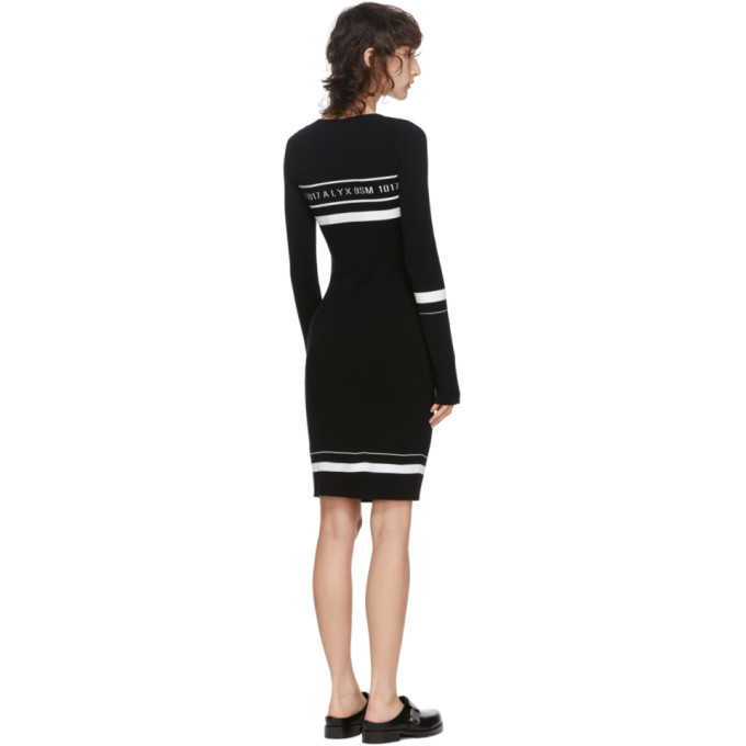1017 ALYX 9SM Black Knit Logo Dress