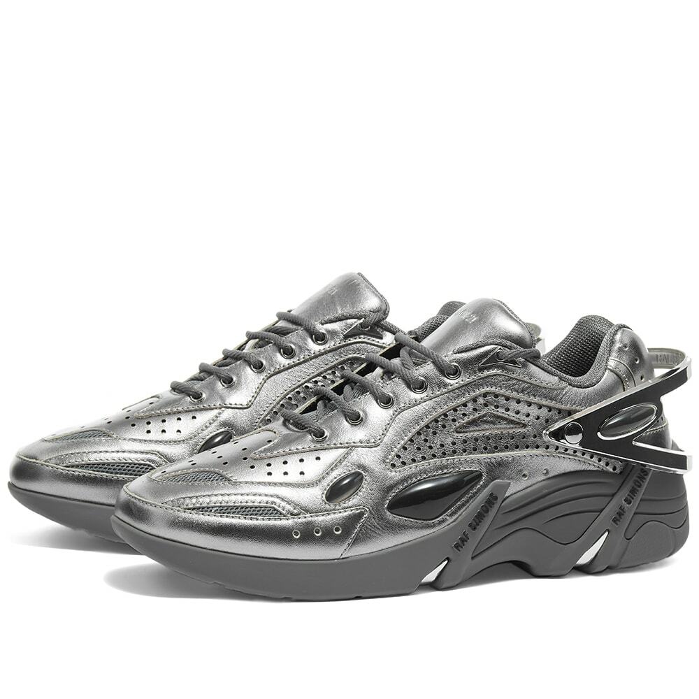 raf simons silver sneakers