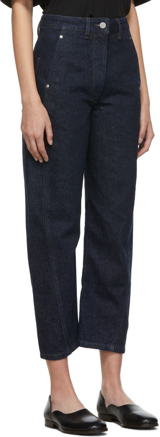 Lemaire Indigo Twisted Jeans Lemaire