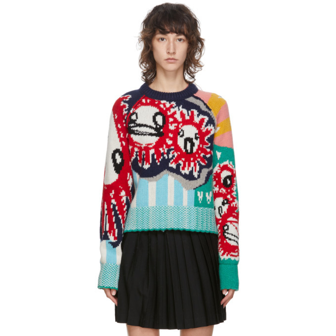 Charles Jeffrey Loverboy Red Logo Graphic Sweater Charles Jeffrey ...