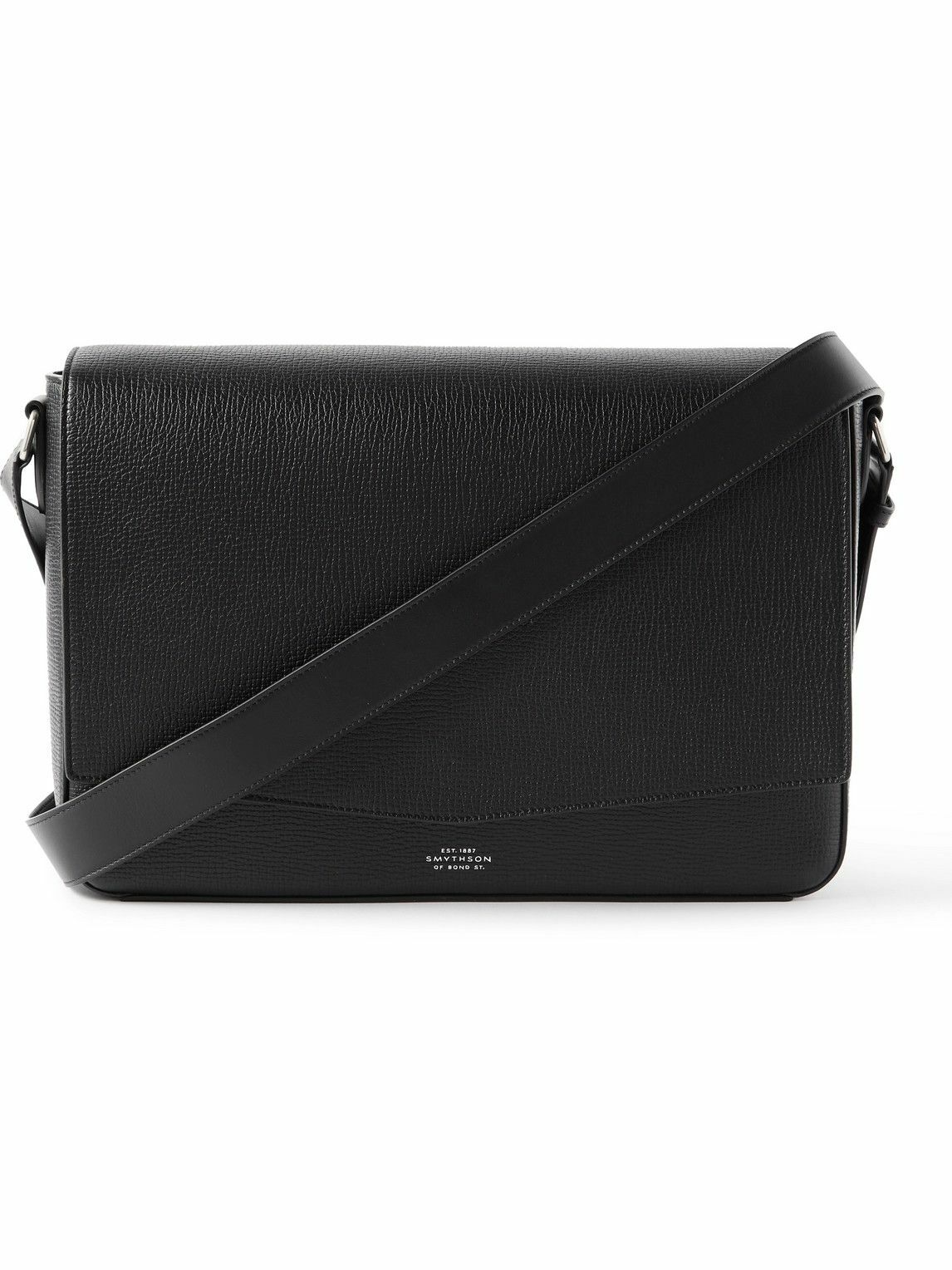 Smythson Ludlow FullGrain Leather Messenger Bag Smythson