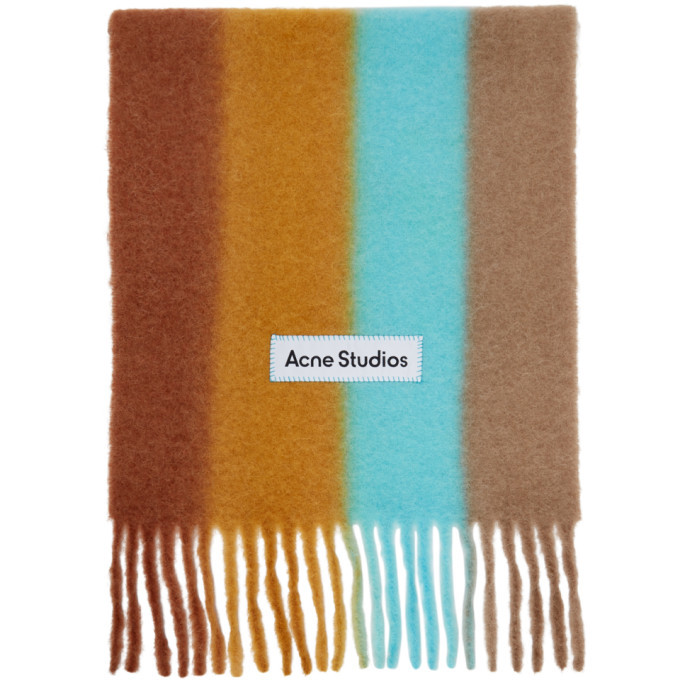 acne studios striped scarf