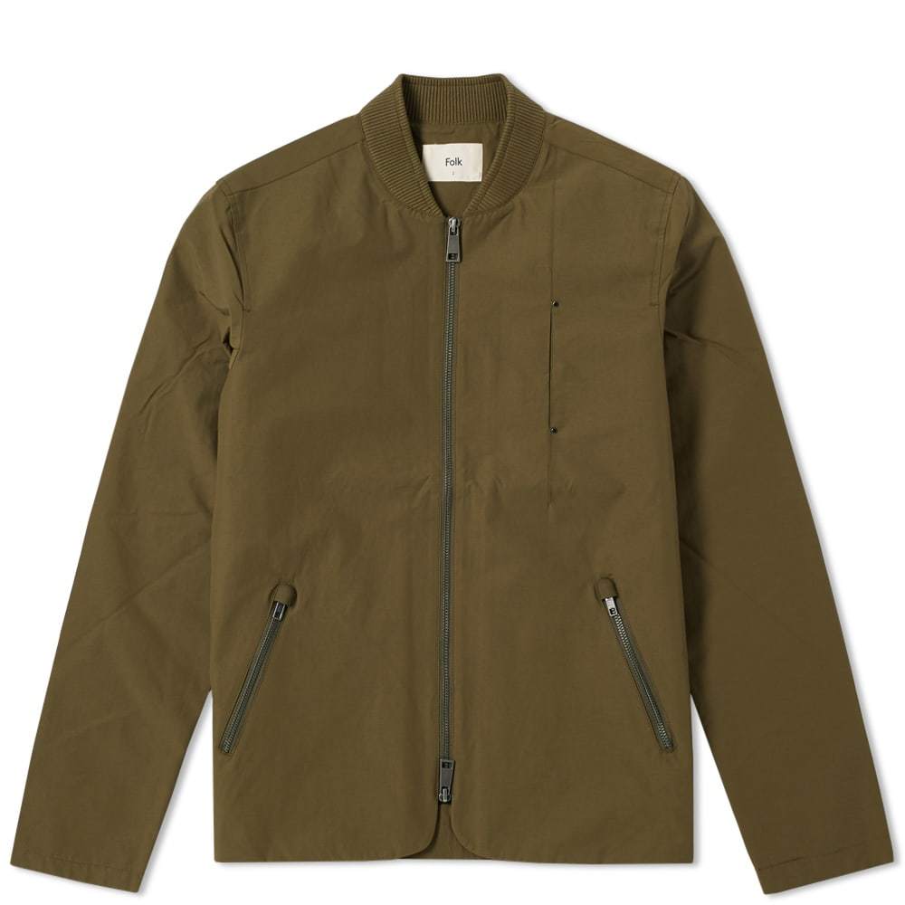 Folk Tech Rivet Jacket Green Folk