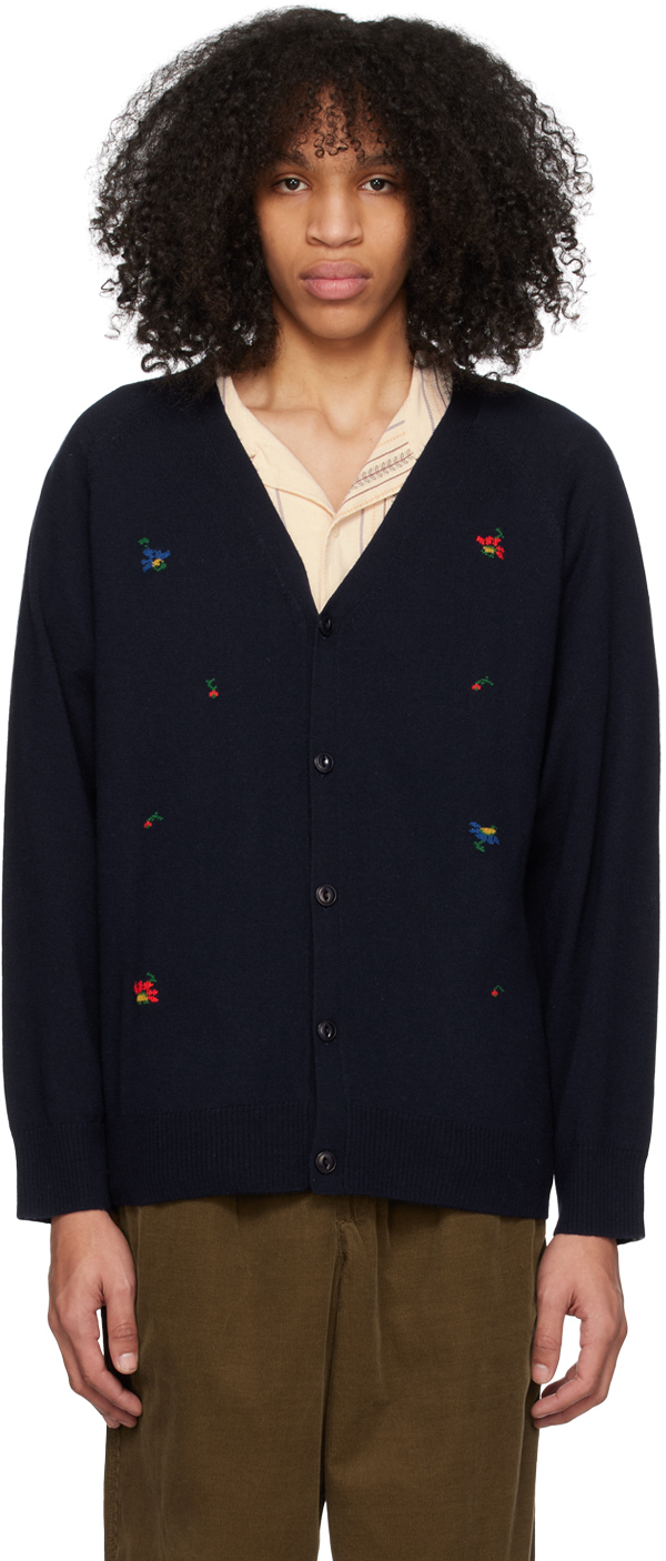 YMC Navy Kurt Cardigan YMC