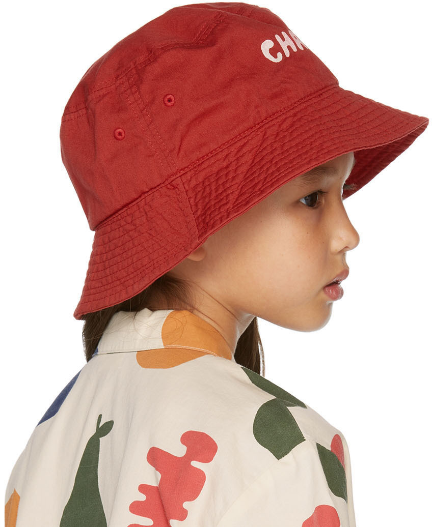 Kids Red 'Champ' Bucket Hat Jellymallow