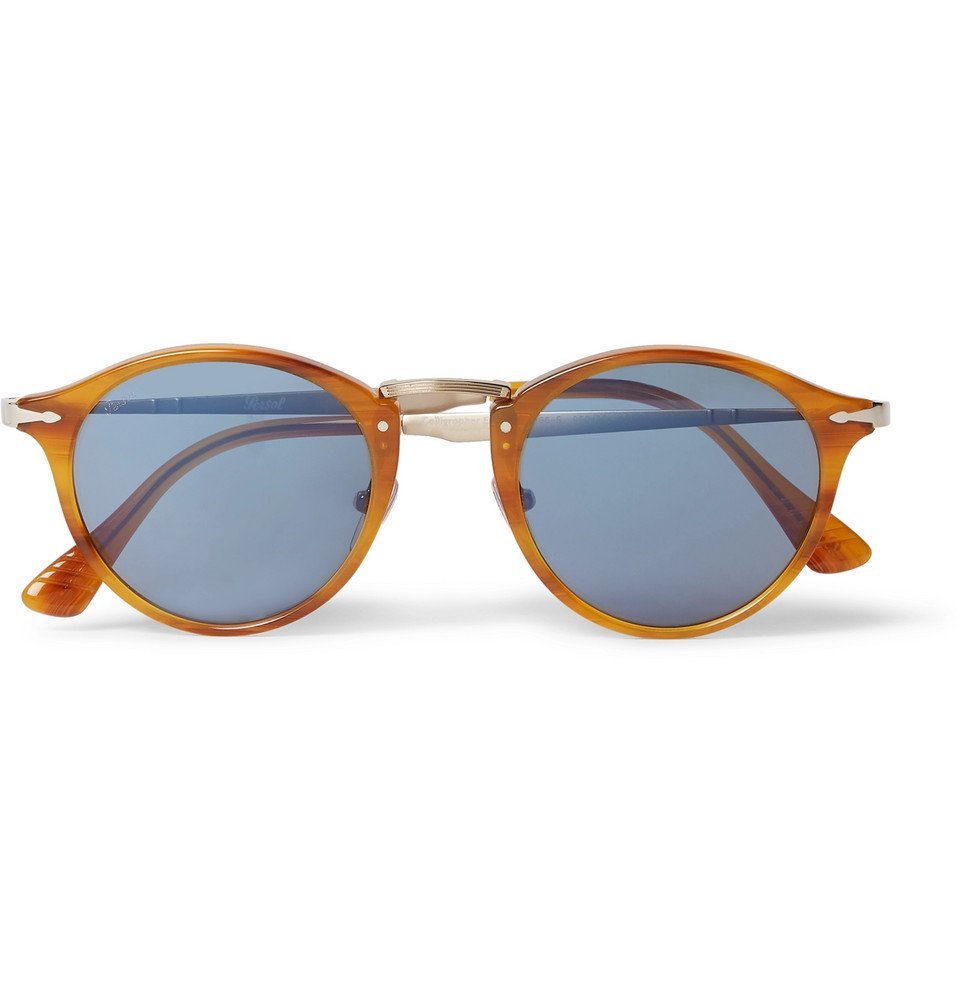 persol round frame sunglasses