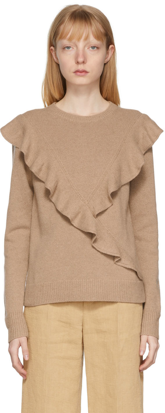 chloe ruffle sweater