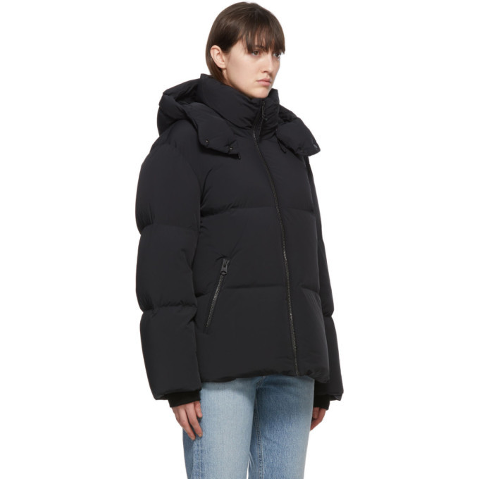 missguided long black puffer